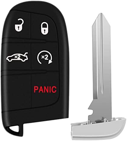Automobilski privjesak za ključeve s 5 tipki, daljinski upravljač bez ključa, kompatibilan s 2019-2021, 200, 200, 2015-2017, 200, čip
