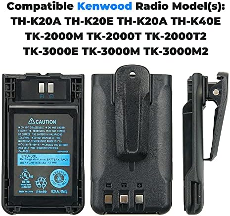 Zamjenjiva baterija Vineyuan 7,4 V 1600mAh KNB-63L KNB-65L za dvosmjerni radio stanica Kenwood TH-K20A TH-K20E TH-K40A TK-2000 TK-3501