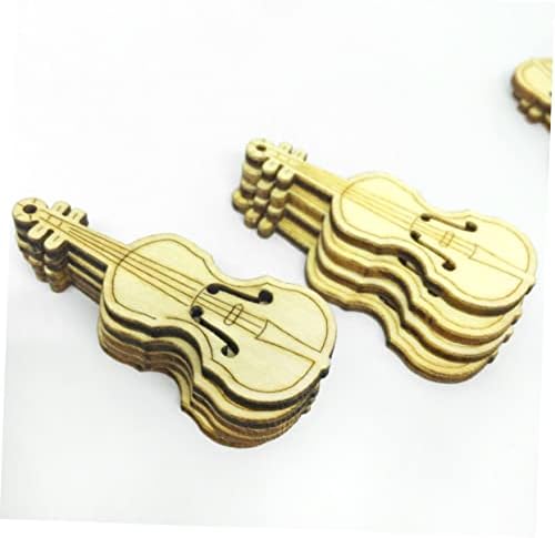 20pcs suvenirni alati za igračke ručni dekor minijaturni Glazbeni instrumenti obrt od drveta mini model violine obrt viseći ukras uradi