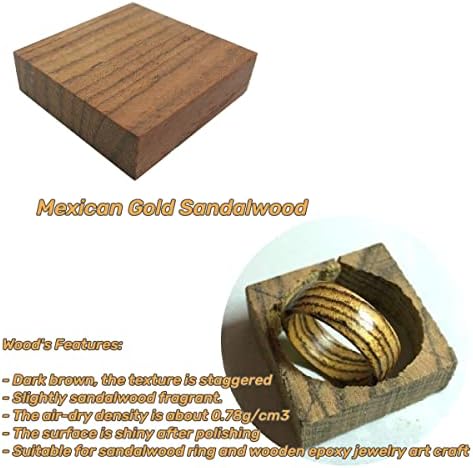 Drvene praznine za izradu prstenova za nakit od drva, 21pcs materijali za drvene prstenove s različitim teksturama prirodnog drva,