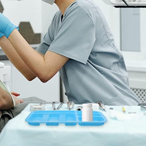 2pcs plastična ladica za medicinske instrumente zubna ploča ladica za Odjel za stomatološke zahvate ploča za oralno liječenje laboratorijski