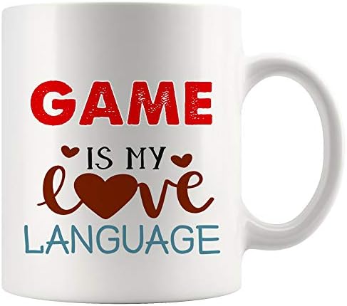 Moja ljubavna jezična igra šalica šalica čajnih šalica poklon | Kid Children rođendanski poklon igranje igara igara sport smiješni