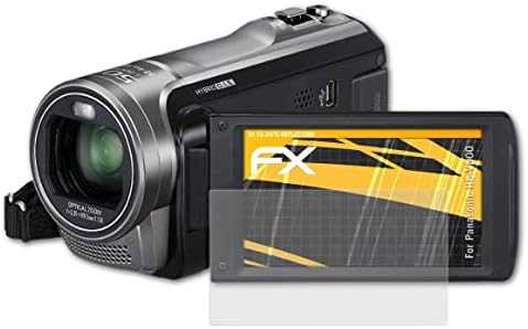 ATFOLIX Zaslon Zaštitnik kompatibilan s Panasonic HC-V500 Zaštitni film zaslona, ​​anti-reflektivni i šok koji apsorbira FX zaštitni