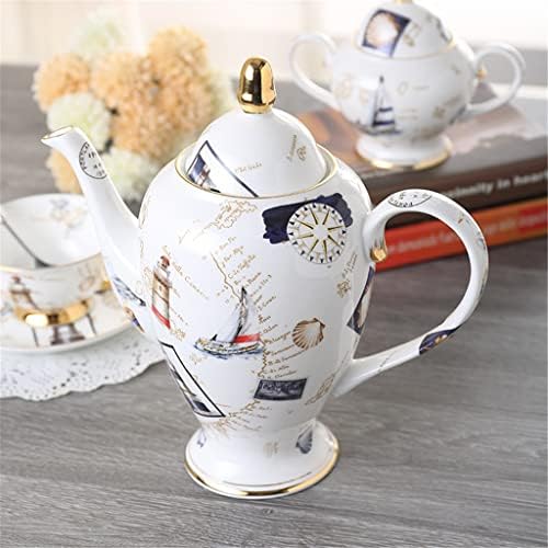 Gretd set čaja u europskom stilu, keramički čajnik, kreativni set za kavu, engleski popodnevni čaj, čaša kostiju, miris čaja