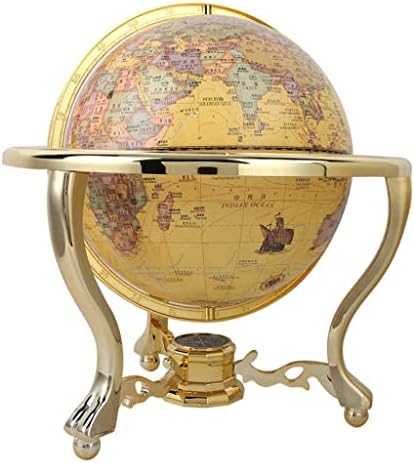 n/a antikni globus poklon uredski stol dekor alati za nastavu s kompasom s rotacijom 720 stupnjeva čitanja svjetskog globusa