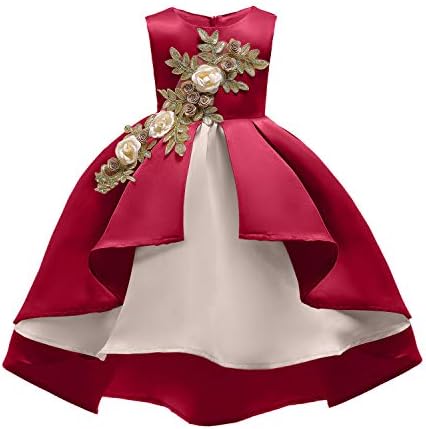 NSSMWTTC 2-9y Cvjetne djevojke za vjenčanje haljine za svadbene haljine za malu djecu Svečanu zabavu Midi haljina