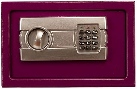 Sef od nehrđajućeg čelika, visok 20 cm, mali kućni visokokvalitetni elektronički sef s lozinkom s ključem