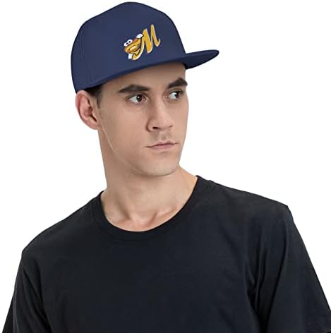 Muške kape s ravnim vizirom ugrađene kape Hip Hop Rap Podesivi Baseball kamiondžija za tatu hip hop kapa