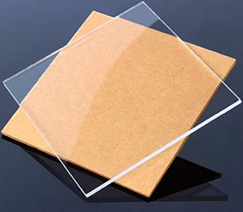 Clear lijevani akrilni listovi za pleksiglas debljine 1/4 ”debelo lako izrezati plastično pleksi staklo sa zaštitnim papirom za znakove,