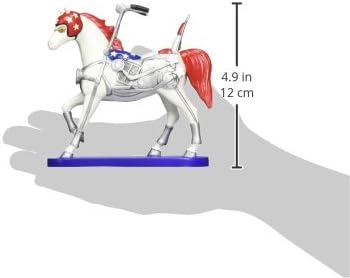 ENESCO staza obojenih ponija Happy Trails Ez Rider Stone smola Konja, 5,25 ”