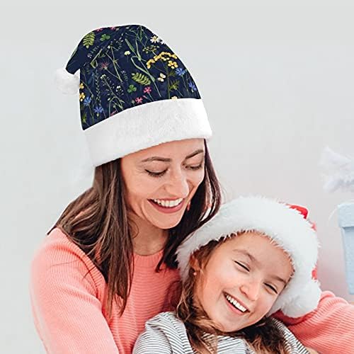 Prekrasan božićni šešir s cvjetnim uzorkom za novogodišnju zabavu, zabavu, igranje