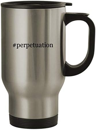 Knick Knack pokloni Perpetuation - Putnička šalica od nehrđajućeg čelika od 14oz, srebro