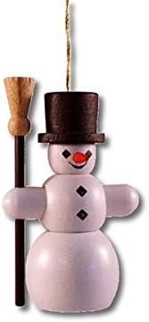 Rudolphs Schatzkiste Dekoracija stabala Snow Man 7 cm Dekoracija božićnog drvca rude Novo