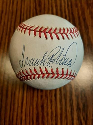 Frank Robinson potpisao je autogram autografa Auto Oal Baseball PSA/DNK - Autografirani bejzbol