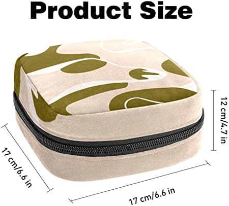 Torba za pohranu higijenskih uložaka, prijenosne vrećice s patentnim zatvaračem za višekratnu upotrebu za menstrualne jastučiće, torba