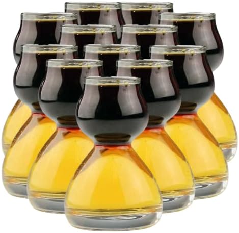 Višeslojna plastična čaša za naočale za čaše plus kartica s receptima-Jigger za prozirne čaše za čaše za ujednačene, ukusne porcije-zabavno