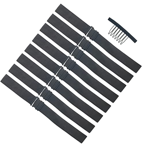 8 komada elastične trake za kapu za periku, Podesiva elastična traka za kosu, ušivena za izradu elastične trake za periku