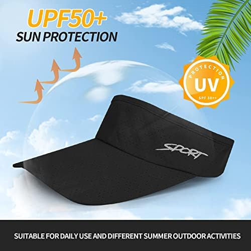 ; Sportske kape za zaštitu od sunca s vizirom za žene i muškarce, UV zaštita, prozračna podesiva bejzbolska kapa za golf na plaži,