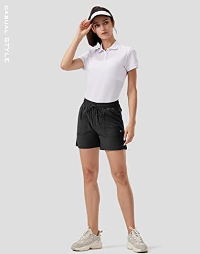 G postupne žene 5 planinarski teretni kratke hlače brze suhe atletske kratke hlače za žene s džepovima za golf vježbanje