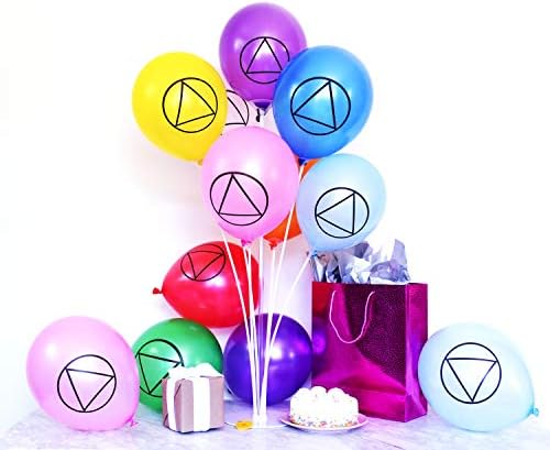 Dobar set balona za oporavak zabave: Proslave trezvenosti - trezveni obljetnica - Baloni za oporavak - ukrasi za zabavu za AA rođendan
