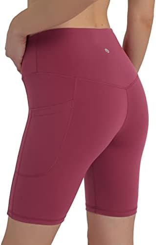 Lulucheri biciklističke kratke hlače za žene s džepovima visoki struk joga hlače 8