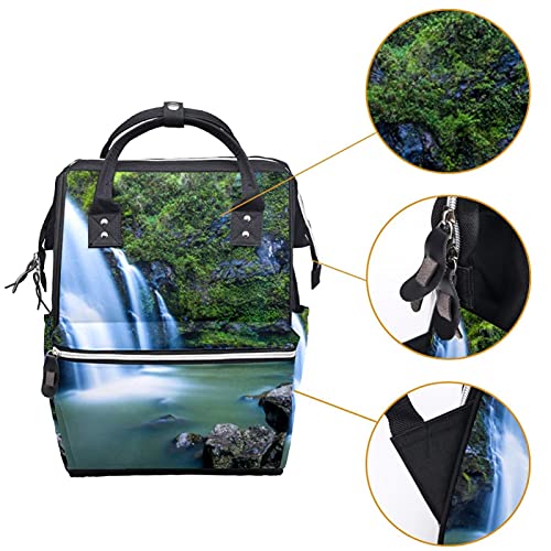 Creek Waterfall Pelena torbica torbi mame ruksak Veliki kapacitet za pelene torbe za njegu za njegu beba za njegu bebe
