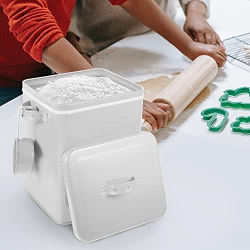 Metalni spremnik za rižu za rižu s poklopcem spremnik za rižu za žitarice nepropusni spremnik za hranu za žitarice hrana za kućne ljubimce
