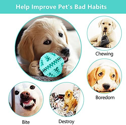 Kuglice za igračke za puzzle za slagalice: interaktivni gumeni pse liječenje dispoziranje lopte - srednje velike pasmine agresivne