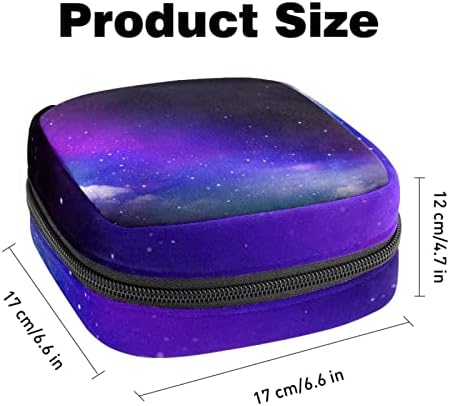 Svemirska galaksija ljubičasto zvjezdano nebo torba za pohranu higijenskih uložaka torba za menstrualne jastučiće Prijenosna torba