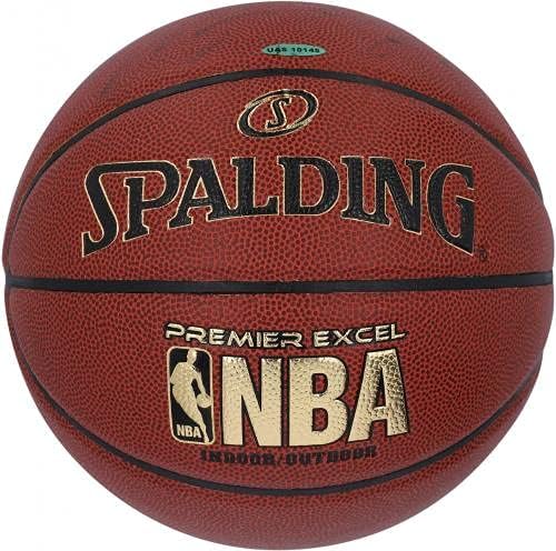 Michael Jordan Chicago Bulls Autografirani Spalding unutarnji/vanjski košarka - Gornja paluba - Košarka s autogramom