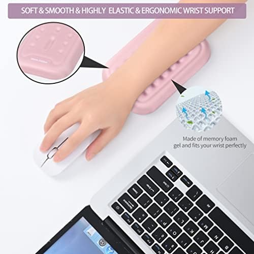 Univocolors lakat za ostatak jastučića za naslon za ruke, ergonomski zapetak za podršku za ručni zglob spužva elastična granularna