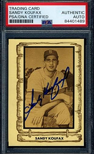 Sandy Koufax PSA DNA cert potpisan 1980. 83 Cramer Baseball Legends Autogram - Autografirani bejzbol