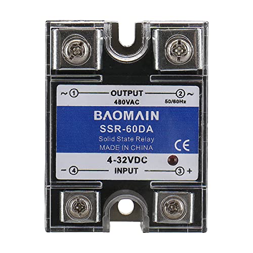 Baomain SSR-60DA 60A modul releja čvrstog stanja 4-32VDC / 24-480Vac