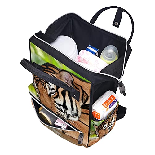 Tiger pelene torbe za torbe mame ruksak veliki kapacitet za pelene torbe za njegu za njegu bebe