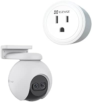 EZVIZ Slika proizvoda Sigurnosna kamera vanjska kamera, 1080p Pan/nagib/Zoom WiFi kamera, 8 × Mished Zoom ， IP65 vodootporan, | C8PF