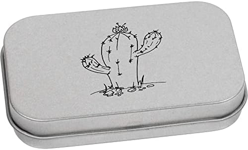 Azeeda 'kaktus s cvijetom' metalna zglobna limenka za tiskanice/kutija za odlaganje