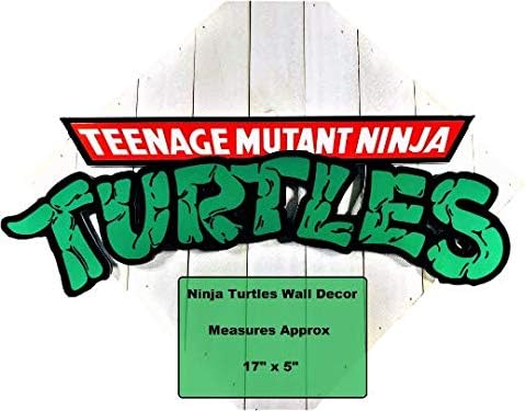 Zidni dekor tinejdžerskih Mutant Ninja kornjača-zidna ploča s logotipom-dekor čovjekove špilje-poklon za igru - dar tinejdžerskih Mutant