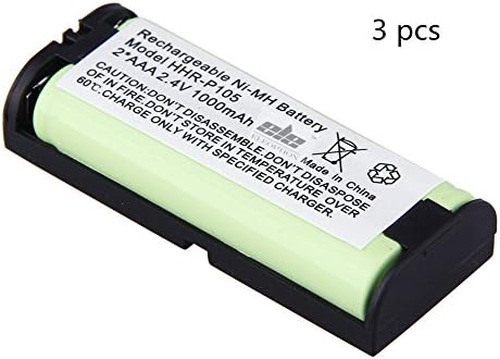 Set od 3 HHR-P105 bežični telefon baterija zelena 1000mAh