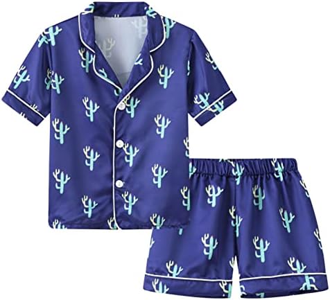 Odjeća za dječake od 18 mjeseci, košulje i kratke hlače s leopard printom za djevojčice i dječake, pidžama od 2 komada, plišani ogrtač