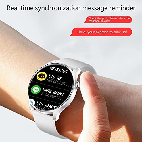 Pametni sat, 1,28 inčni pametni sat IP67 vodootporni fitness sat s okruglim punim dodirnim zaslonom u boji, pedometar spavao