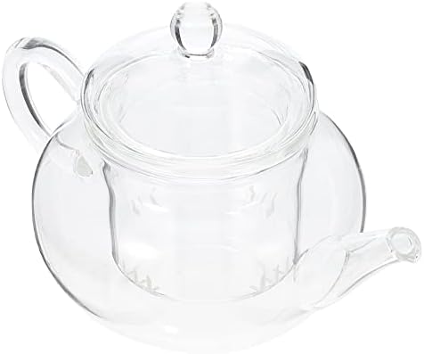 Angoily stakleni čajnik s infuser Clear Gooseneck čaj od čajnog čajnog čajnog proizvođača za kućni restoran bar cvjetajući labavi čaj