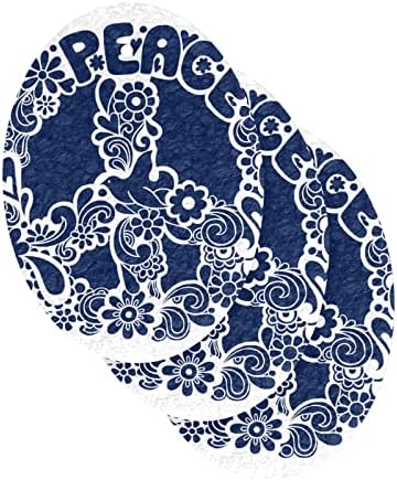 Alaza Mirovni znak Pigeon Psihodelične prirodne spužve Kuhinja Celuloza spužva za jela za pranje kupaonice i čišćenja kućanstva, ne-osvjeka