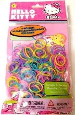 Hello Kitty Create A Loops Looms Bands Uključuje: 300 looma bendova Rainbow Colors, 12 isječaka i 3 karaktera čarapa