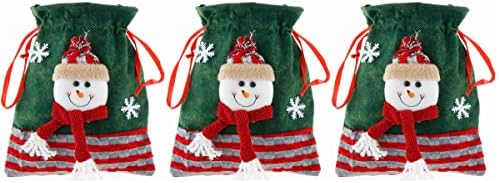 * 3 kom retro filcana poklon torba od pletene tkanine poklon torba ukrasna božićna torba Božićni ukrasi pokloni Ukrasi
