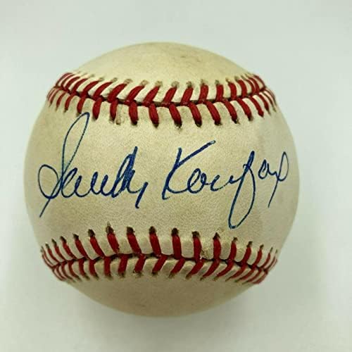 Sandy Koufax potpisala je vintage službenu nacionalnu ligu Feeney bejzbol JSA CoA - Autografirani bejzbol