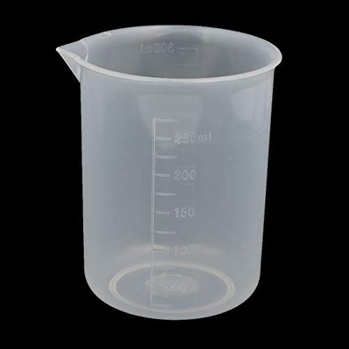 Aexit 250ml laboratorijskog mjerača plastični spremnik za mjerenje čaše čaše