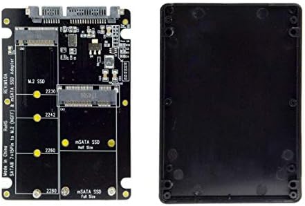 Cy 2 u 1 kombinirani M.2 NGFF B-KEY & MSATA SSD do SATA 3.0 kućišta za pretvarač adaptera