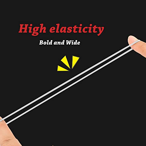 ZBORH 1000 PCS elastične kravate za kosu bez klizanja gumene trake za kosu meke elastične trake, mini mali poenetalni držači