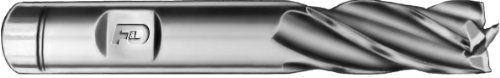 18917-četverokutni glodalica s više utora, jednostruki kraj, visokokvalitetni kobaltni čelik, promjer glodala 1/2, promjer drške 1/2,