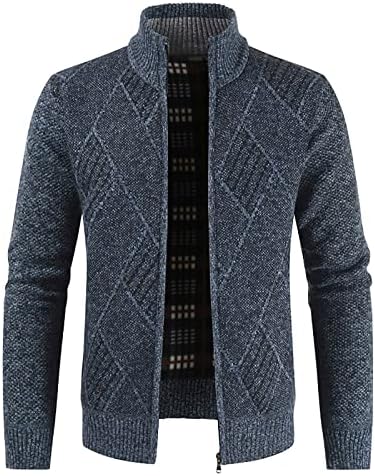 Jakne za muškarce povremene jesenske zimske džempere za patentne zatvarače stoje ovratnik kardigan vrhovi džemper bluza jakne